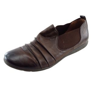 Patrizia by Spring Step Loafers Brown‎ Leather Women Shoes Size 37 Medium